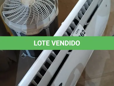 LOTE 062 - 01 AR CONDICIONADO CARRIER 18.000BTUS.  (NO ESTADO EM QUE SE ENCONTRA. SUJEITO A AVARIAS OCULTAS/VISÍVEIS.)  AV9963N