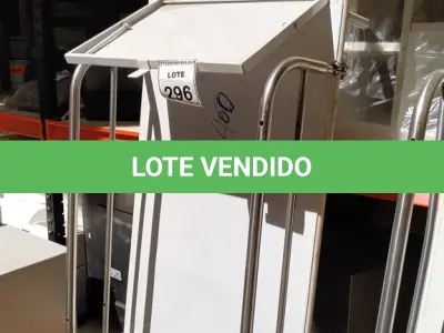 LOTE 296 - 01 MACA PARA TRANSPORTE. (NO ESTADO) ATENÇÃO! FAZER A VISITAÇÃO ANTES DE ARREMATAR, NÃO SABEMOS SE FUNCIONA. LEILÃO NÃO TEM GARANTIA E NEM DEVOLUÇÃO, SUJEITO A POSSÍVEIS AVARIAS VISÍVEIS/OCULTAS E/OU AUSÊNCIA DE COMPONENTES.