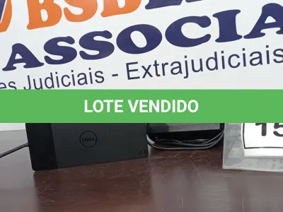 LOTE 154 - 01 DOCK STATION DELL USB TIPO C COM FONTE.  (NO ESTADO EM QUE SE ENCONTRA. SUJEITO A AVARIAS OCULTAS/VISÍVEIS.)