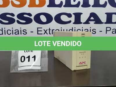 LOTE 011 - 01 ESTABILIZADOR UPS. (NO ESTADO EM QUE SE ENCONTRA. SUJEITO A AVARIAS OCULTAS/VISÍVEIS.)