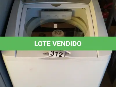 LOTE 312 - 01 MÁQUINA DE LAVAR 15KG 220W MARCA GE. (NO ESTADO) ATENÇÃO! FAZER A VISITAÇÃO ANTES DE ARREMATAR, NÃO SABEMOS SE FUNCIONA. LEILÃO NÃO TEM GARANTIA E NEM DEVOLUÇÃO, SUJEITO A POSSÍVEIS AVARIAS VISÍVEIS/OCULTAS E/OU AUSÊNCIA DE COMPONENTES.