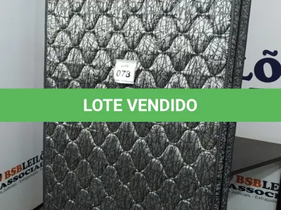 LOTE 078 - 01 COLCHÃO SOLTEIRO. (NO ESTADO EM QUE SE ENCONTRA. SUJEITO A AVARIAS OCULTAS/VISÍVEIS.)  BJ7201T