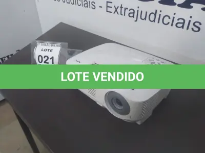 LOTE 021 - 01 PROJETOR MARCA NEC. (NO ESTADO) ATENÇÃO! FAZER A VISITAÇÃO ANTES DE ARREMATAR, NÃO SABEMOS SE FUNCIONA. LEILÃO NÃO TEM GARANTIA E NEM DEVOLUÇÃO, SUJEITO A POSSÍVEIS AVARIAS VISÍVEIS/OCULTAS E/OU AUSÊNCIA DE COMPONENTES.