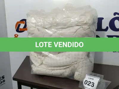 LOTE 023 - 01 SACO COM TRAVESSEIROS. (NO ESTADO EM QUE SE ENCONTRA. SUJEITO A AVARIAS OCULTAS/VISÍVEIS.)