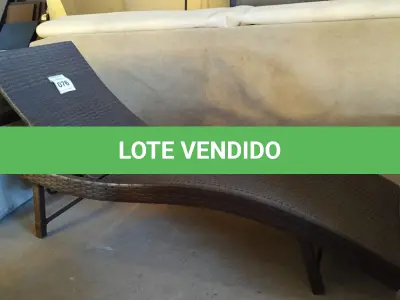 LOTE 076 - 01 ESPREGUIÇADEIRA. (NO ESTADO EM QUE SE ENCONTRA. SUJEITO A AVARIAS OCULTAS/VISÍVEIS.) BH1655X