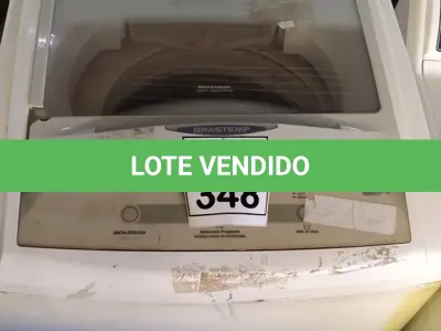 LOTE 348 - 01 MÁQUINA DE LAVAR ROUPAS BRASTEMP 6KG 220V. (NO ESTADO) ATENÇÃO! FAZER A VISITAÇÃO ANTES DE ARREMATAR, NÃO SABEMOS SE FUNCIONA. LEILÃO NÃO TEM GARANTIA E NEM DEVOLUÇÃO, SUJEITO A POSSÍVEIS AVARIAS VISÍVEIS/OCULTAS E/OU AUSÊNCIA DE COMPONENTES.