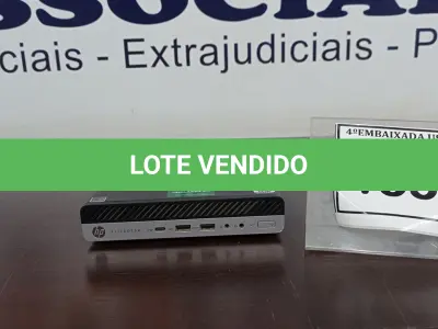 LOTE 155 - 01 HP ELITEDESK 705 G4 SEM MEMÓRIA, SEM HD E SEM FONTE. (NO ESTADO EM QUE SE ENCONTRA. SUJEITO A AVARIAS OCULTAS/VISÍVEIS.)  BD1048M