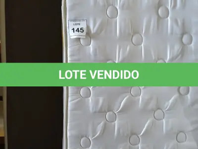 LOTE 145 - 01 COLCHÃO SOLTEIRO. (NO ESTADO EM QUE SE ENCONTRA. SUJEITO A AVARIAS OCULTAS/VISÍVEIS.) BJ6977C