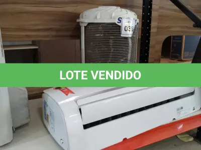 LOTE 036 - 01 AR CONDICIONADO SPRINGER 12.000BTUS. (NO ESTADO EM QUE SE ENCONTRA. SUJEITO A AVARIAS OCULTAS/VISÍVEIS.) BF8716F