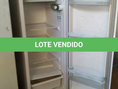 LOTE 307 - 01 GELADEIRA MARCA CONSUL 220W. (NO ESTADO) ATENÇÃO! FAZER A VISITAÇÃO ANTES DE ARREMATAR, NÃO SABEMOS SE FUNCIONA. LEILÃO NÃO TEM GARANTIA E NEM DEVOLUÇÃO, SUJEITO A POSSÍVEIS AVARIAS VISÍVEIS/OCULTAS E/OU AUSÊNCIA DE COMPONENTES.