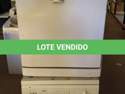 LOTE 355 - 02 LAVAS LOUÇAS SENDO 01 PHILCO E 01 BOSCH. (NO ESTADO) ATENÇÃO! FAZER A VISITAÇÃO ANTES DE ARREMATAR, NÃO SABEMOS SE FUNCIONA, LEILÃO NÃO TEM GARANTIA E NEM DEVOLUÇÃO, SUJEITO A POSSÍVEIS AVARIAS VISÍVEIS/OCULTAS E/OU AUSÊNCIA DE COMPONENTES.