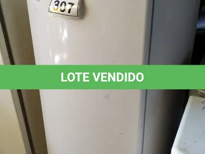 LOTE 307 - 01 GELADEIRA MARCA CONSUL 220W. (NO ESTADO) ATENÇÃO! FAZER A VISITAÇÃO ANTES DE ARREMATAR, NÃO SABEMOS SE FUNCIONA. LEILÃO NÃO TEM GARANTIA E NEM DEVOLUÇÃO, SUJEITO A POSSÍVEIS AVARIAS VISÍVEIS/OCULTAS E/OU AUSÊNCIA DE COMPONENTES.