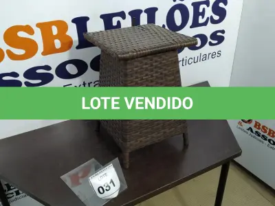 LOTE 031 - 01 MESA DE JARDIM. (NO ESTADO EM QUE SE ENCONTRA. SUJEITO A AVARIAS OCULTAS/VISÍVEIS.) BH1553B