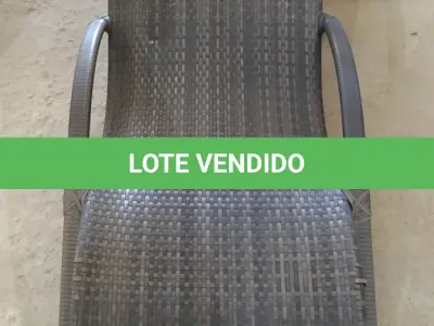 LOTE 129 - 01 CADEIRA DE JARDIM. (NO ESTADO EM QUE SE ENCONTRA. SUJEITO A AVARIAS OCULTAS/VISÍVEIS.) AV9525U