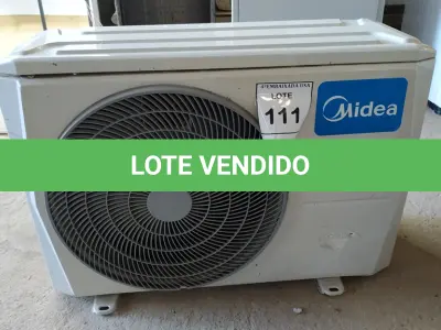 LOTE 111 - 01 CONDENSADORA MIDEA INVERT.18.000BTUS (NO ESTADO EM QUE SE ENCONTRA. SUJEITO A AVARIAS OCULTAS/VISÍVEIS.)