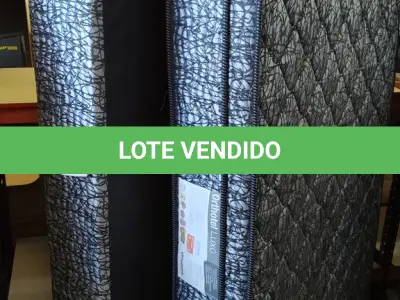 LOTE 142 - 01 COLCHÃO SOLTEIRO COM BASE. (NO ESTADO EM QUE SE ENCONTRA. SUJEITO A AVARIAS OCULTAS/VISÍVEIS.) BJ7201G