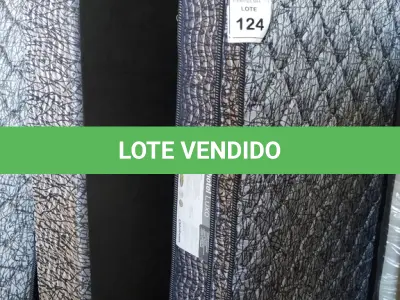 LOTE 124 - 01 COLCHÃO SOLTEIRO COM BASE. (NO ESTADO EM QUE SE ENCONTRA. SUJEITO A AVARIAS OCULTAS/VISÍVEIS.) BJ7221M