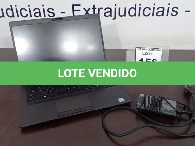 LOTE 156 - 01 DELL LAPTOP COM FONTE E SEM HD. (NO ESTADO EM QUE SE ENCONTRA. SUJEITO A AVARIAS OCULTAS/VISÍVEIS.) 619394
