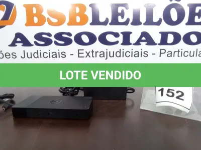 LOTE 152 - 01 DOCK STATION DELL USB TIPO C COM FONTE.  (NO ESTADO EM QUE SE ENCONTRA. SUJEITO A AVARIAS OCULTAS/VISÍVEIS.)