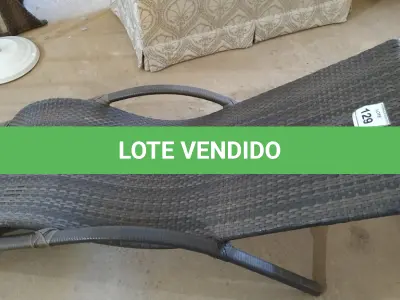 LOTE 129 - 01 CADEIRA DE JARDIM. (NO ESTADO EM QUE SE ENCONTRA. SUJEITO A AVARIAS OCULTAS/VISÍVEIS.) AV9525U