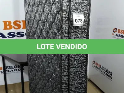 LOTE 078 - 01 COLCHÃO SOLTEIRO. (NO ESTADO EM QUE SE ENCONTRA. SUJEITO A AVARIAS OCULTAS/VISÍVEIS.)  BJ7201T