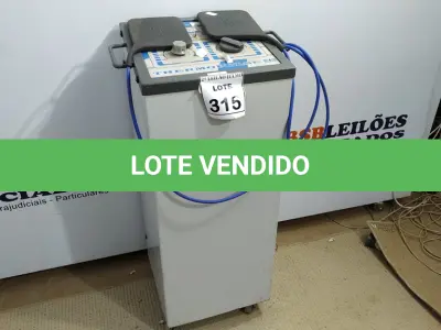 LOTE 315 - 01 EQUIPAMENTO THEMOPULSE. (NO ESTADO) ATENÇÃO! FAZER A VISITAÇÃO ANTES DE ARREMATAR, NÃO SABEMOS SE FUNCIONA, LEILÃO NÃO TEM GARANTIA E NEM DEVOLUÇÃO, SUJEITO A POSSÍVEIS AVARIAS VISÍVEIS/OCULTAS E/OU AUSÊNCIA DE COMPONENTES.