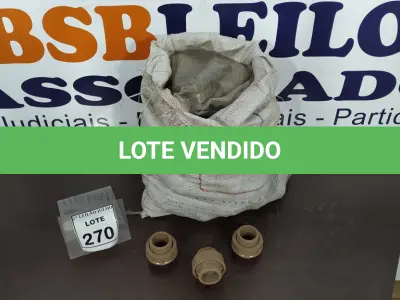 LOTE 270 - 79 UNIÕES HIDRÁULICAS DE 40MM. (NO ESTADO) ATENÇÃO! FAZER A VISITAÇÃO ANTES DE ARREMATAR, NÃO SABEMOS SE FUNCIONA. LEILÃO NÃO TEM GARANTIA E NEM DEVOLUÇÃO, SUJEITO A POSSÍVEIS AVARIAS VISÍVEIS/OCULTAS E/OU AUSÊNCIA DE COMPONENTES.