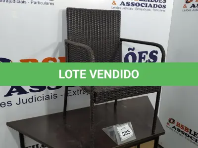 LOTE 085 - 01 CADEIRA DE JARDIM. (NO ESTADO EM QUE SE ENCONTRA. SUJEITO A AVARIAS OCULTAS/VISÍVEIS.) BH1671D