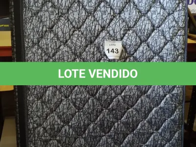 LOTE 143 - 01 COLCHÃO SOLTEIRO. (NO ESTADO EM QUE SE ENCONTRA. SUJEITO A AVARIAS OCULTAS/VISÍVEIS.) AU2477C