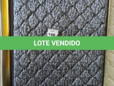 LOTE 146 - 01 COLCHÃO SOLTEIRO. (NO ESTADO EM QUE SE ENCONTRA. SUJEITO A AVARIAS OCULTAS/VISÍVEIS.) BJ7223W