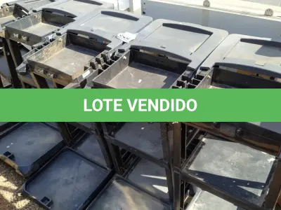 LOTE 326 - 05 CARRINHOS DE LIMPEZA INCOMPLETO. (NO ESTADO) ATENÇÃO! FAZER A VISITAÇÃO ANTES DE ARREMATAR, NÃO SABEMOS SE FUNCIONA. LEILÃO NÃO TEM GARANTIA E NEM DEVOLUÇÃO, SUJEITO A POSSÍVEIS AVARIAS VISÍVEIS/OCULTAS E/OU AUSÊNCIA DE COMPONENTES.