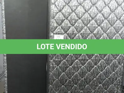LOTE 138 - 01 COLCHÃO SOLTEIRO COM BASE. (NO ESTADO EM QUE SE ENCONTRA. SUJEITO A AVARIAS OCULTAS/VISÍVEIS.) BJ7223Y