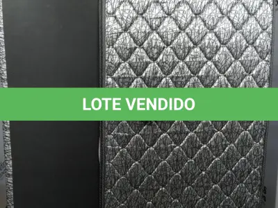 LOTE 137 - 01 COLCHÃO SOLTEIRO COM BASE. (NO ESTADO EM QUE SE ENCONTRA. SUJEITO A AVARIAS OCULTAS/VISÍVEIS.)  BJ7216K