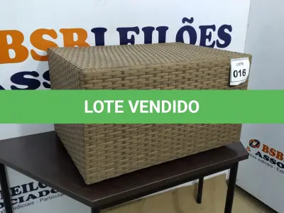 LOTE 016 - 01 MESA DE CENTRO DE JARDIM. (NO ESTADO EM QUE SE ENCONTRA. SUJEITO A AVARIAS OCULTAS/VISÍVEIS.)  BH1517L
