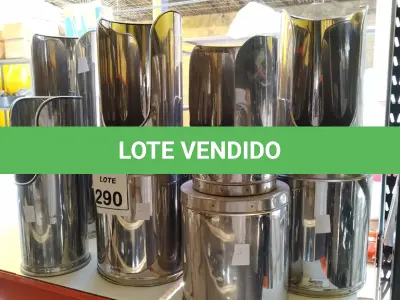 LOTE 290 - 11 BASES DE EXTINTORES EM INOX. (NO ESTADO) ATENÇÃO! FAZER A VISITAÇÃO ANTES DE ARREMATAR, NÃO SABEMOS SE FUNCIONA. LEILÃO NÃO TEM GARANTIA E NEM DEVOLUÇÃO, SUJEITO A POSSÍVEIS AVARIAS VISÍVEIS/OCULTAS E/OU AUSÊNCIA DE COMPONENTES.