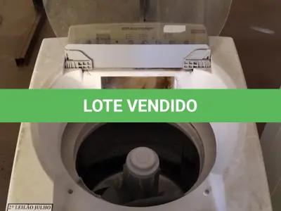 LOTE 353 - 01 MÁQUINA DE LAVAR ROUPAS BRASTEMP 9KG 220V. (NO ESTADO) ATENÇÃO! FAZER A VISITAÇÃO ANTES DE ARREMATAR, NÃO SABEMOS SE FUNCIONA. LEILÃO NÃO TEM GARANTIA E NEM DEVOLUÇÃO, SUJEITO A POSSÍVEIS AVARIAS VISÍVEIS/OCULTAS E/OU AUSÊNCIA DE COMPONENTES.
