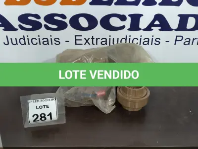 LOTE 281 - 03 TÊ DE 110X75MM E 02 ADAPTADORES SOLDÁVEIS DE 85X3. (NO ESTADO) ATENÇÃO! FAZER A VISITAÇÃO ANTES DE ARREMATAR, NÃO SABEMOS SE FUNCIONA. LEILÃO NÃO TEM GARANTIA E NEM DEVOLUÇÃO, SUJEITO A POSSÍVEIS AVARIAS VISÍVEIS/OCULTAS E/OU AUSÊNCIA DE COMPONENTES.