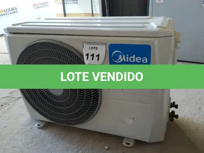 LOTE 111 - 01 CONDENSADORA MIDEA INVERT.18.000BTUS (NO ESTADO EM QUE SE ENCONTRA. SUJEITO A AVARIAS OCULTAS/VISÍVEIS.)