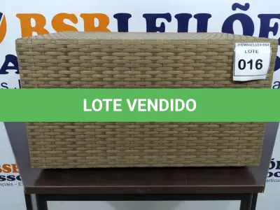 LOTE 016 - 01 MESA DE CENTRO DE JARDIM. (NO ESTADO EM QUE SE ENCONTRA. SUJEITO A AVARIAS OCULTAS/VISÍVEIS.)  BH1517L
