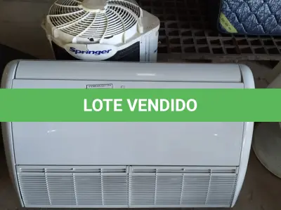 LOTE 075 - 01 AR CONDICIONADO. (NO ESTADO EM QUE SE ENCONTRA. SUJEITO A AVARIAS OCULTAS/VISÍVEIS.) AV9963P