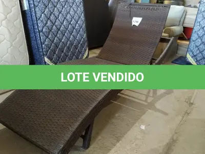 LOTE 126 - 01 ESPREGUIÇADEIRA. (NO ESTADO EM QUE SE ENCONTRA. SUJEITO A AVARIAS OCULTAS/VISÍVEIS.) BH1638A