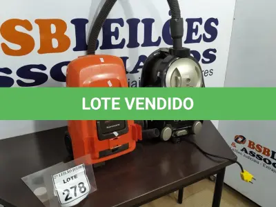 LOTE 278 - 02 ASPIRADORES DE PÓ SENDO 01 MARCA ELECTROLUX E 01 MARCA KENMORE. (NO ESTADO) ATENÇÃO! FAZER A VISITAÇÃO ANTES DE ARREMATAR, NÃO SABEMOS SE FUNCIONA, LEILÃO NÃO TEM GARANTIA E NEM DEVOLUÇÃO, SUJEITO A POSSÍVEIS AVARIAS VISÍVEIS/OCULTAS E/OU AUSÊNCIA DE COMPONENTES.