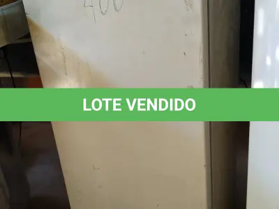 LOTE 306 - 01 GELADEIRA MARCA ELECTROLUX 220W, PARA RETIRADA DE PEÇAS. (NO ESTADO) ATENÇÃO! FAZER A VISITAÇÃO ANTES DE ARREMATAR, NÃO SABEMOS SE FUNCIONA. LEILÃO NÃO TEM GARANTIA E NEM DEVOLUÇÃO, SUJEITO A POSSÍVEIS AVARIAS VISÍVEIS/OCULTAS E/OU AUSÊNCIA DE COMPONENTES.