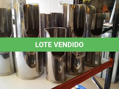 LOTE 290 - 11 BASES DE EXTINTORES EM INOX. (NO ESTADO) ATENÇÃO! FAZER A VISITAÇÃO ANTES DE ARREMATAR, NÃO SABEMOS SE FUNCIONA. LEILÃO NÃO TEM GARANTIA E NEM DEVOLUÇÃO, SUJEITO A POSSÍVEIS AVARIAS VISÍVEIS/OCULTAS E/OU AUSÊNCIA DE COMPONENTES.