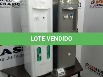 LOTE 308 - 02 BEBEDOUROS PARA GARRAFÃO. (NO ESTADO) ATENÇÃO! FAZER A VISITAÇÃO ANTES DE ARREMATAR, NÃO SABEMOS SE FUNCIONA. LEILÃO NÃO TEM GARANTIA E NEM DEVOLUÇÃO, SUJEITO A POSSÍVEIS AVARIAS VISÍVEIS/OCULTAS E/OU AUSÊNCIA DE COMPONENTES.