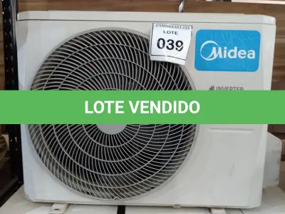 LOTE 039 - 01 CONDENSADORA MIDEA INVERT.18.000BTUS (NO ESTADO EM QUE SE ENCONTRA. SUJEITO A AVARIAS OCULTAS/VISÍVEIS.)