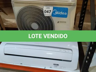 LOTE 047 - 01 AR CONDICIONADO SPRINGER 12.000 BTUS) (NO ESTADO EM QUE SE ENCONTRA. SUJEITO A AVARIAS OCULTAS/VISÍVEIS.) BF8503E