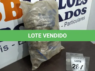 LOTE 287 - 01 LOTE OM GRANDE QUANTIDADE DE JOELHOS DE MEDIDAS VARIADAS. (NO ESTADO) ATENÇÃO! FAZER A VISITAÇÃO ANTES DE ARREMATAR, NÃO SABEMOS SE FUNCIONA. LEILÃO NÃO TEM GARANTIA E NEM DEVOLUÇÃO, SUJEITO A POSSÍVEIS AVARIAS VISÍVEIS/OCULTAS E/OU AUSÊNCIA DE COMPONENTES.