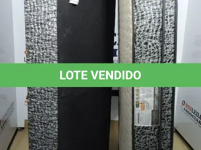 LOTE 070 - 01 COLCHÃO DE SOLTEIRO COM BASE. (NO ESTADO EM QUE SE ENCONTRA. SUJEITO A AVARIAS OCULTAS/VISÍVEIS.)  AU2194X
