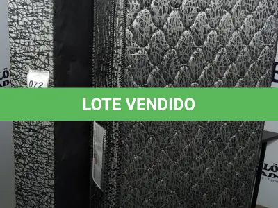 LOTE 072 - 01 COLCHÃO SOLTEIRO COM BASE. (NO ESTADO EM QUE SE ENCONTRA. SUJEITO A AVARIAS OCULTAS/VISÍVEIS.)  BJ7220G